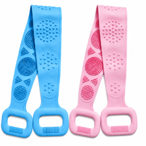 Dual-Sided Silicone Back Scrubber for Shower- Pack of 2